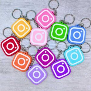Llavero Instagram Logo con NFC