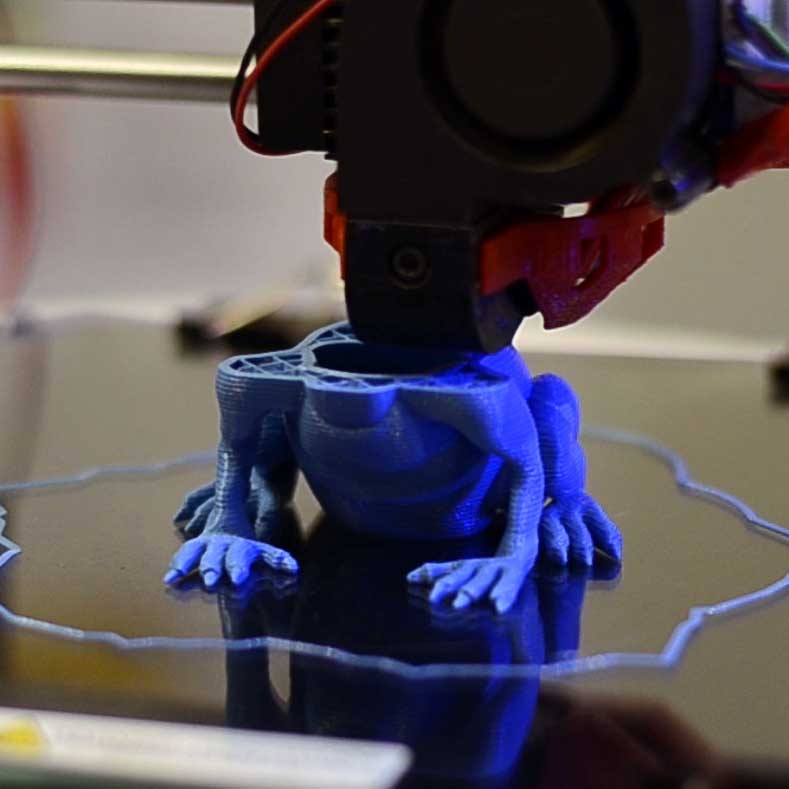 Impresión de una figura en 3D